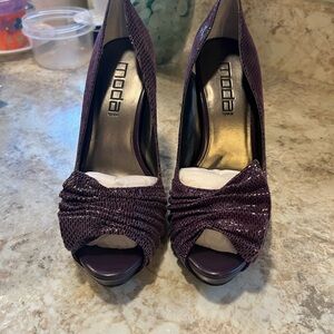 Moda Sparkling Purple Heels